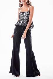  Sequin Peplum Top