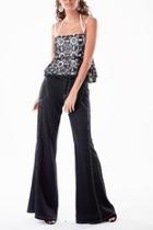  Sequin Peplum Top