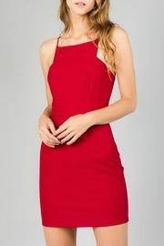  Square Neck Cocktail Dress