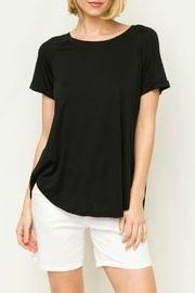  Sandwashed Top W Pleated Back Panel