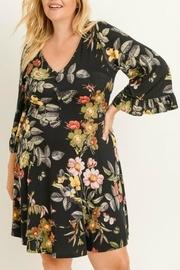 Plus Fall Floral-dress