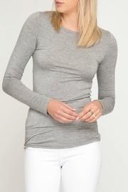  Round-neck Basic Top