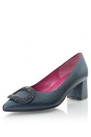  Metallic Jeweled Pump