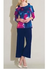 Watercolor Ruffle Top