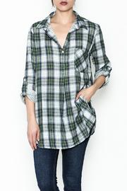 Lightweight Flannel Top