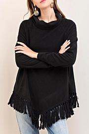  Fleeced Fringe Top
