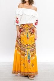  Tribal Mustard Skirt