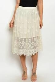  Lace Beige Skirt