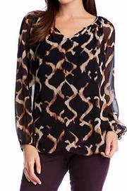 Print Peasant Top