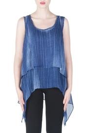  Kerchief Layered Tunic Top