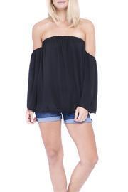  Navy Strapless Top