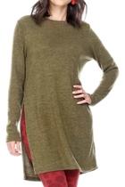  Stitched Neckline Sweater