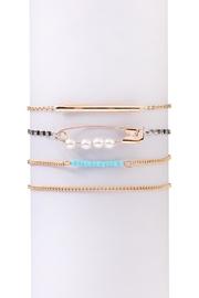  Pin & Pearl Delicate-bracelet-set