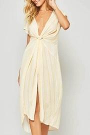  Knot-waist Beach Dress