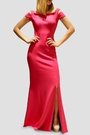  Cut Out Shoulder Gown