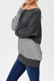  Stripe Detail Sweater