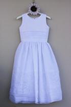  Pleated Organza Dress