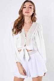  Gold Embroidered Top
