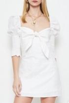  Off-white Linen Dress
