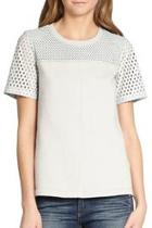  Perforated Leather Top