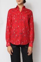  Red Lady Button-down