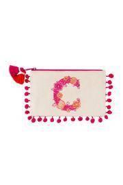 Letter C Zip Pouch
