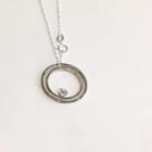  Little Circles Silver Necklace