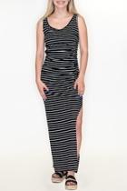  Ruched Stripe Dress