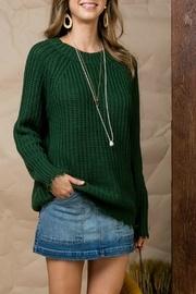 Distressed Crew Sweater