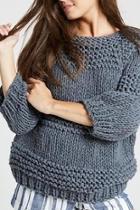  Chunky Knotted Sweater