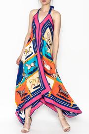  Equestrian Silk Halter Dress