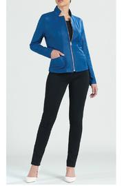  Soft Knit Liquid Leather Jacket