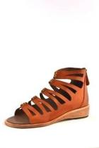  Cognac Leather Gladiator Sandal