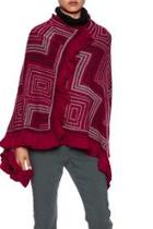  Ruffle Trip Poncho