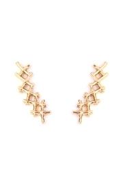  Tapered-cross Crawler Earring