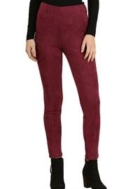  Wine Suede Leggings