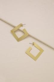  Square Hoop-style Studs