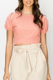  Pink Cropped Blouse