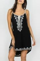  Embroidered Strappy Sundress