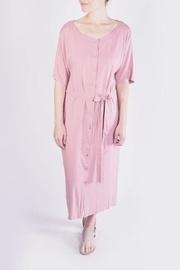  Linen Buttondown Dress