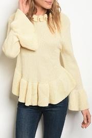 Oatmeal Bell Sweater