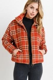  Plaid Puffy Jacket