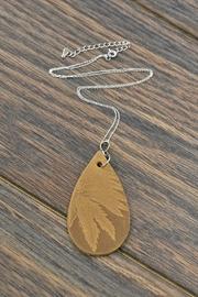  Tooling-genuin-leather Sterling-silver Necklace