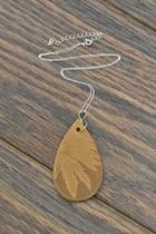 Tooling-genuin-leather Sterling-silver Necklace