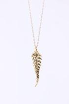  Dipped Fern Necklace