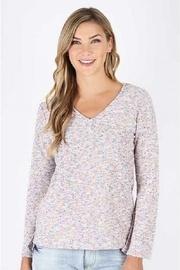  Multicolored Knit Top