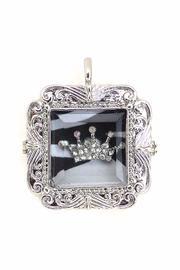  Crown Shadow-box Pendant