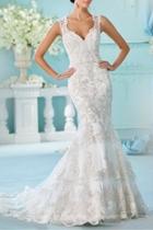  Lace Flare Bridal Dress