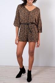  V-neck Floral Romper