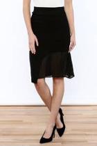  Pencil Skirt With Pleated Detail
